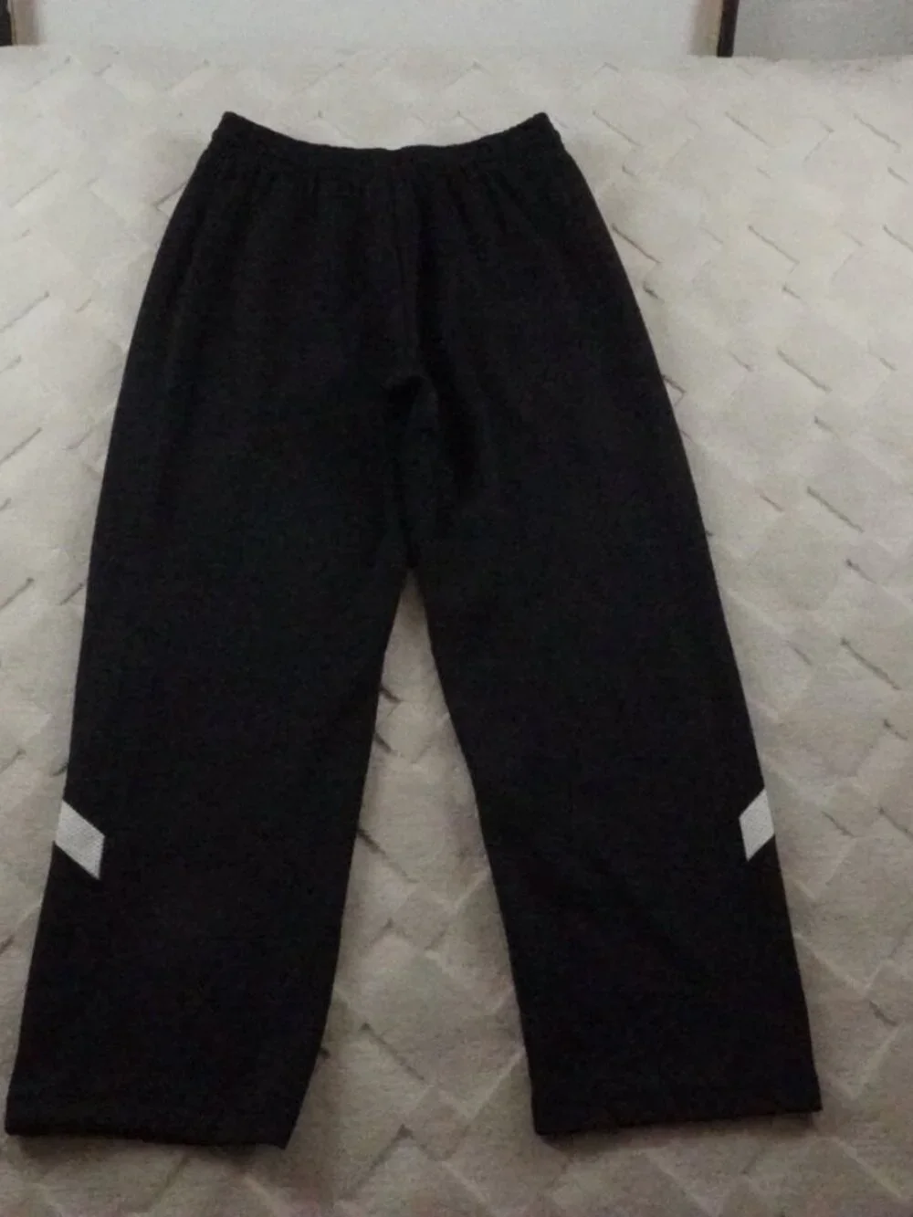 Jordan Dri-Fit Fleece Pants Mens Large Black Track Pants Straight Leg Stretch
